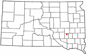 Location of Loomis, South Dakota