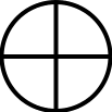 The so-called Gnostic Cross, the circular, harmonic cross as used by several Gnostic sects, notably the Cathars
