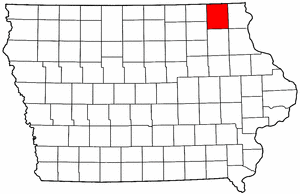 Image:Map of Iowa highlighting Winneshiek County.png
