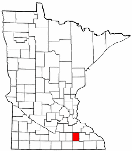 Image:Map of Minnesota highlighting Dodge County.png