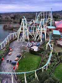 Colossus has a record-breaking 10 inversions