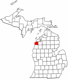 Image:Map of Michigan highlighting Benzie County.png