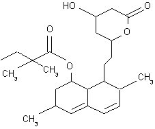Simvastatin chemical structure