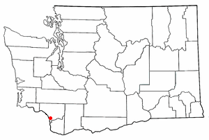Location of Kalama, Washington