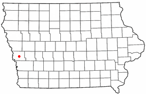 Location of Logan, Iowa