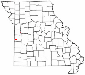 Location of Foster, Missouri
