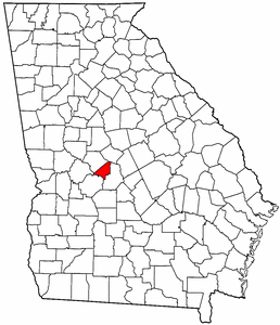 Image:Map of Georgia highlighting Peach County.png