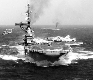 The USS Franklin D. Roosevelt