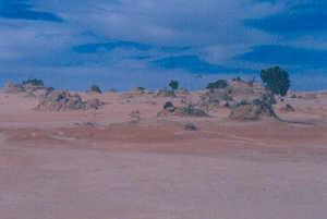 Dried-out Lake Mungo