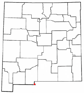 Location of Sunland Park, New Mexico