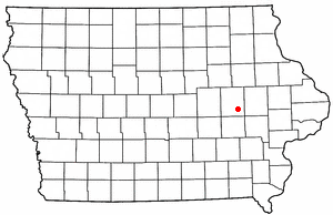 Location of Newhall, Iowa