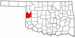 Image:Map of Oklahoma highlighting Roger Mills County.png