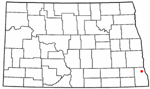 Location of Colfax, North Dakota