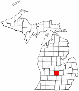 Image:Map of Michigan highlighting Clinton County.png