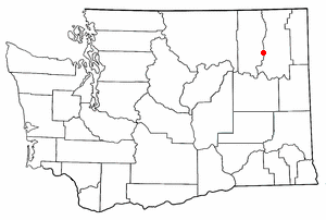Location of Inchelium, Washington