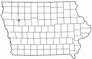 Location of Schaller, Iowa