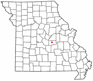 Location of Vienna, Missouri