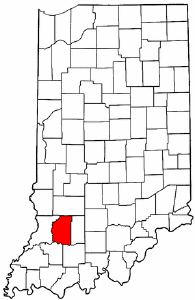 Image:Map of Indiana highlighting Daviess County.png