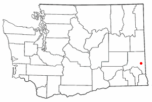 Location of Albion, Washington
