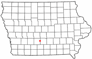 Location of Bevington, Iowa