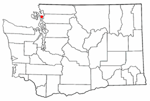 Location of Anacortes, Washington