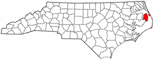 Image:Map of North Carolina highlighting Dare County.png