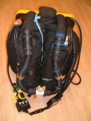 An Inspiration™ rebreather seen from the front