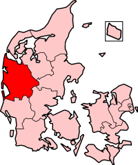 Ringkjbing County in Danmark