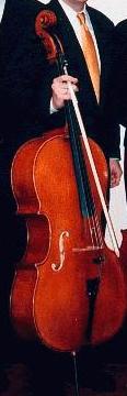 A cropped image to show the relative size of a cello to a human (Uncropped Version)