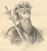 Edward III of England - illustration from Cassell's History of England circa 1902