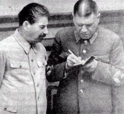 Marshal of the Soviet Union Boris Shaposhnikov (with Joseph Stalin, 1935)