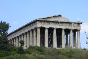 The Temple of Hephaestus, Athens: eastern face.