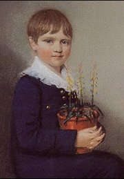 A seven-year old Charles Darwin in 1816