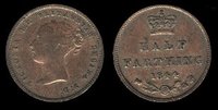 Victoria half farthing 1844