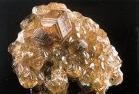 A garnet crystal