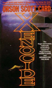The cover art for Xenocide is similar to that of .