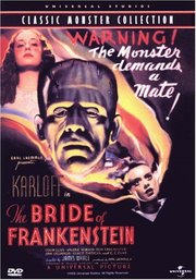 1935 film Bride of Frankenstein 1999 released in 1999 with this DVD cover
