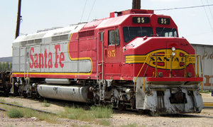 EMD FP45 of the Santa Fe