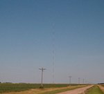 KVLY mast from a distance of about one mile