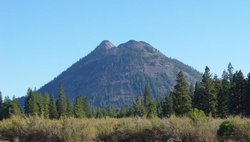 Black Butte from Weed, California