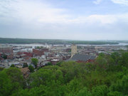 Downtown Dubuque from the Observation Deck