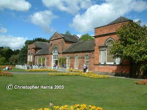 The Orangery at Markeaton Park. This building was designed by Joseph Pickford during the 1770s