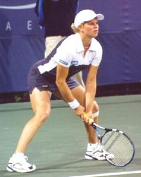 Clijsters at the 2002 US Open
