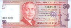 Front side of the 50-peso bill