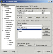 PuTTY 0.53b on Windows 2000