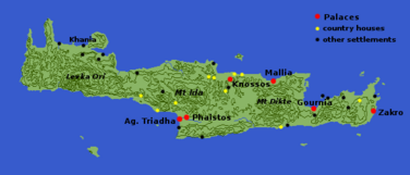 minoan map