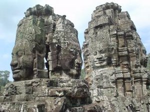 The Bayon temple at Angkor