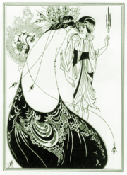 "The Peacock Skirt", illustration by  for 's play Salom