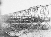 Lethbridge Viaduct - A. Rafton / National Archives of Canada / PA-029691