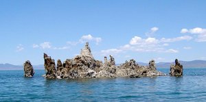 Tufa towers in Mono Lake